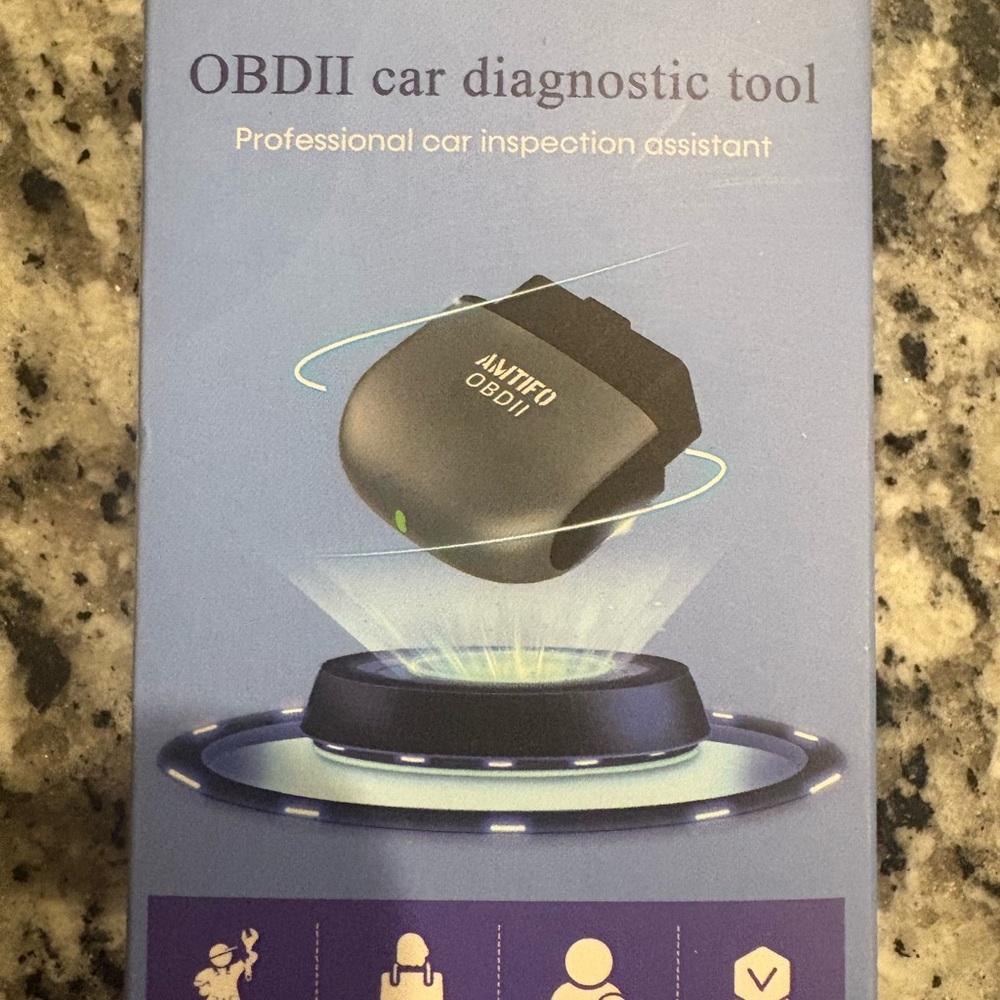 OBDII Car Diagnostic Tool - Black